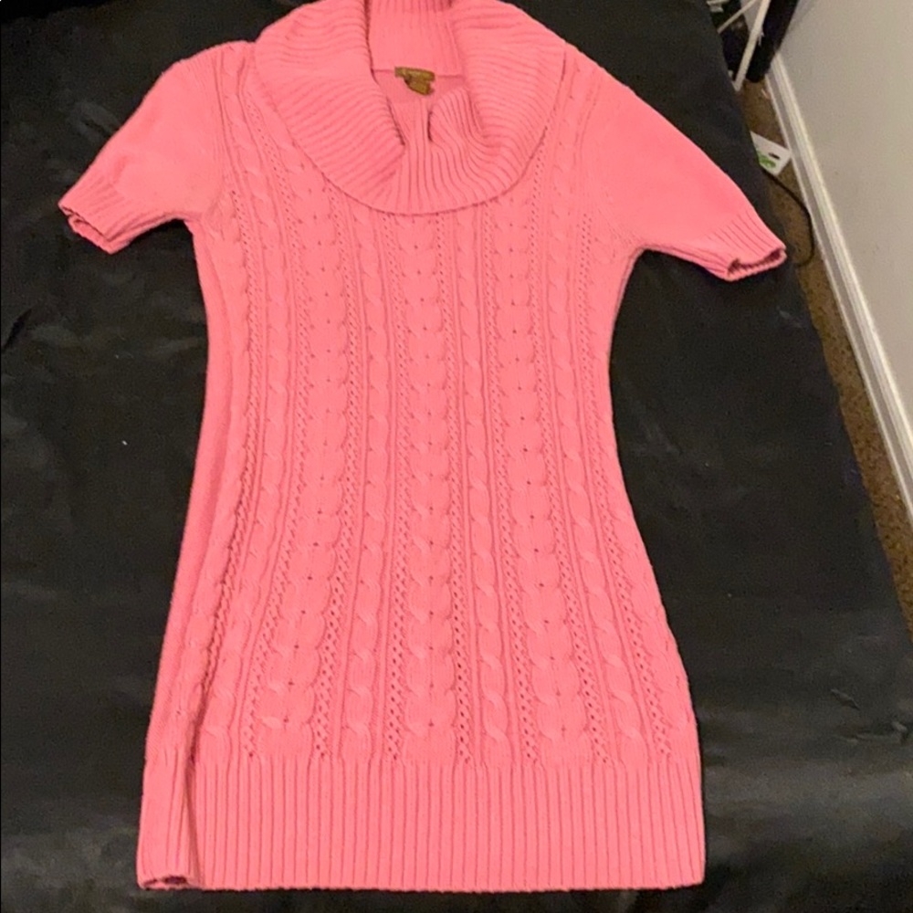 Pink Sweater dress